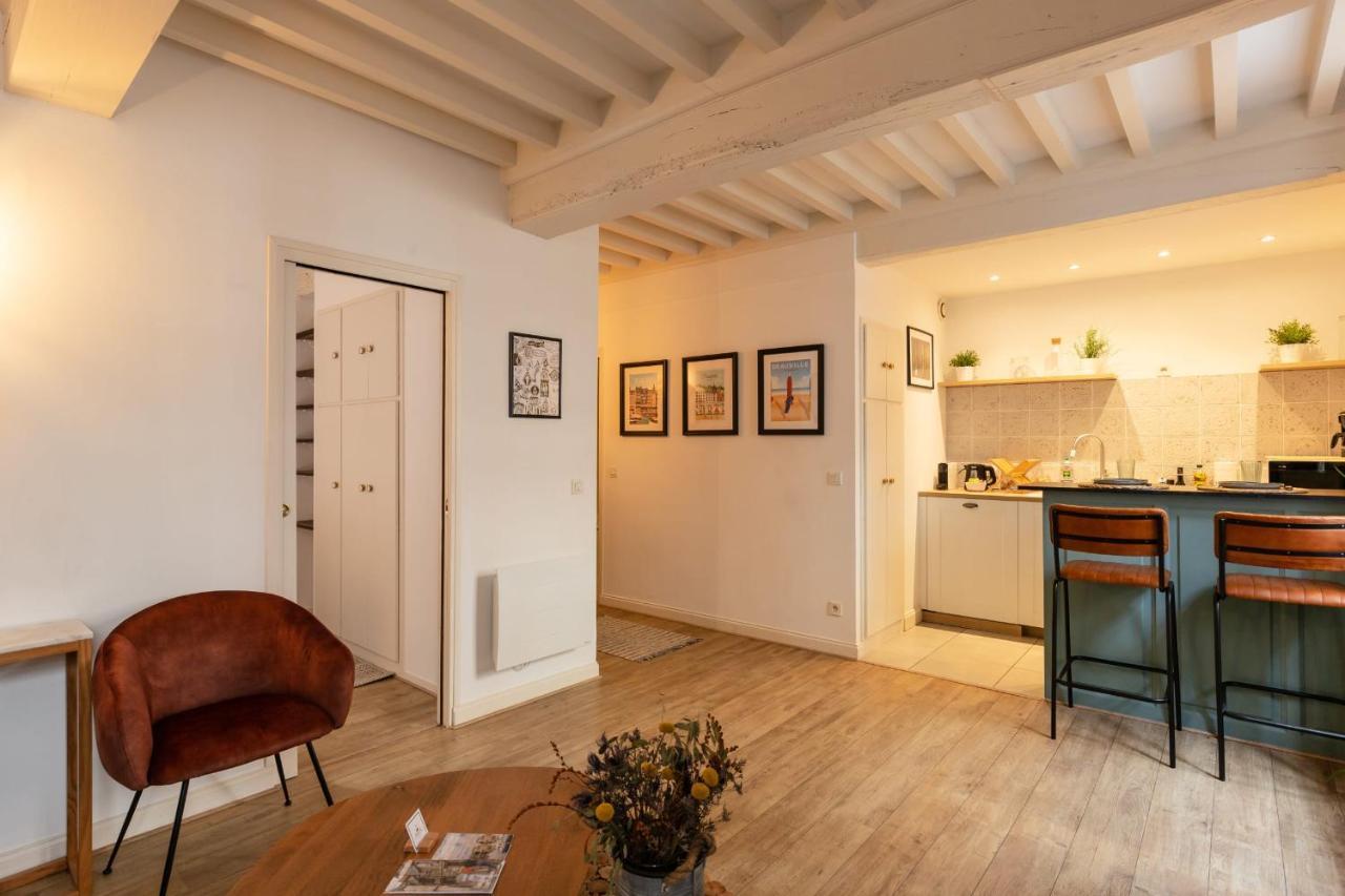 Appartement La Vague - Breath Of Freshness In Center Of Honfleur - Free Parking 550M Extérieur photo